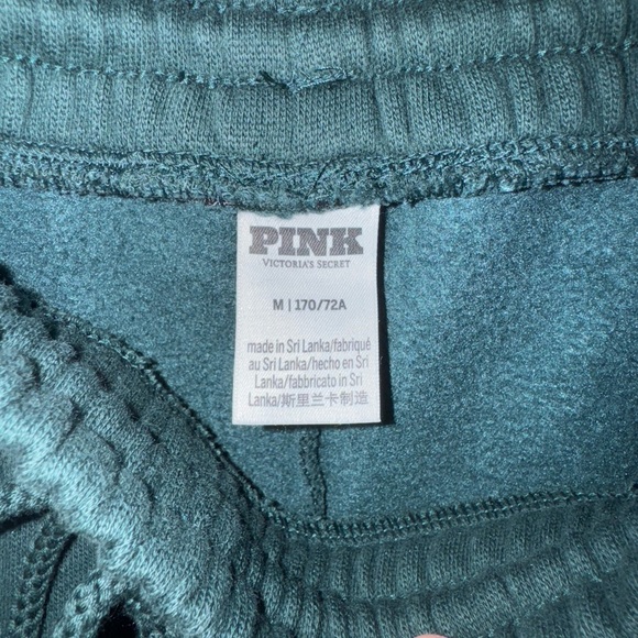 Women’s Forrest Green VS PINK Sport Sweatpants - Picture 3 of 4